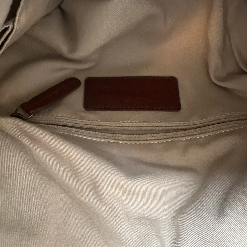 Margot  Genuine Leather Brown Purse  Bag with Tassel Detail